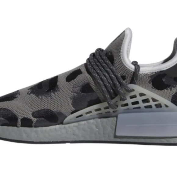 adidas Originals NMD Human Race x Pharrell Animal Print Sz  Ash Black ID1531 - Picture 4 of 11